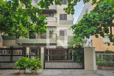 Fachada de apartamento para alugar com 2 quartos, 70m² em Jardim Tres Marias, Guarujá
