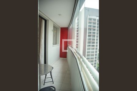 Vista da Sacada de apartamento à venda com 1 quarto, 38m² em Cidade Monções, São Paulo