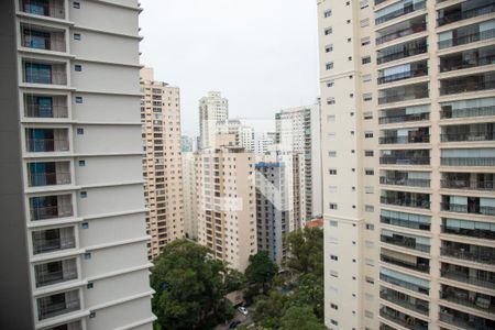 Vista da Sacada de apartamento à venda com 1 quarto, 38m² em Cidade Monções, São Paulo