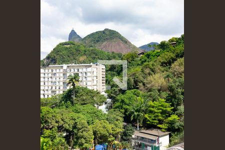 Vista da sala de apartamento para alugar com 3 quartos, 80m² em Botafogo, Rio de Janeiro