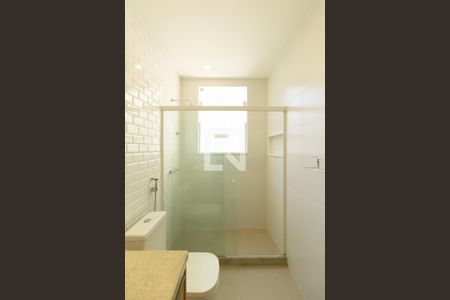 Detalhe do banheiro social 1 de apartamento para alugar com 3 quartos, 80m² em Botafogo, Rio de Janeiro