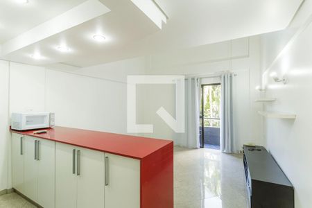 Sala de apartamento para alugar com 1 quarto, 54m² em Indianópolis, São Paulo