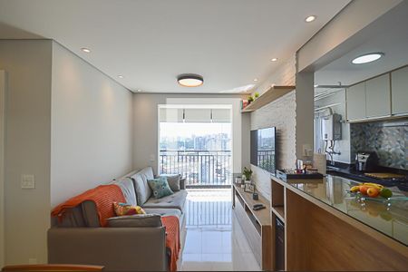 Sala de apartamento à venda com 1 quarto, 42m² em Jardim Olavo Bilac, São Bernardo do Campo