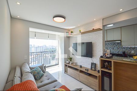 Sala de apartamento à venda com 1 quarto, 42m² em Jardim Olavo Bilac, São Bernardo do Campo