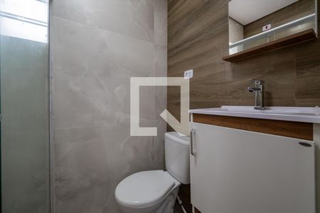 Banheiro de kitnet/studio para alugar com 1 quarto, 35m² em Jabaquara, São Paulo