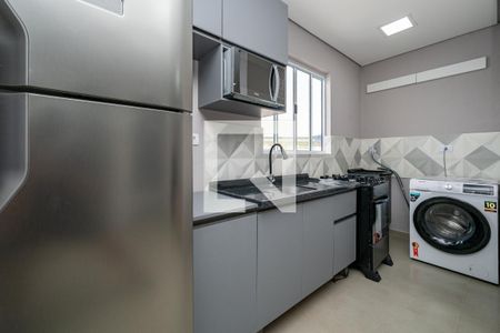Cozinha de kitnet/studio para alugar com 1 quarto, 40m² em Jabaquara, São Paulo