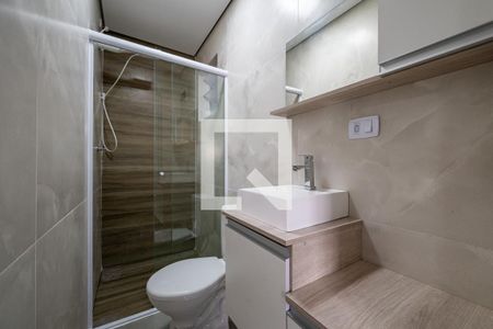 Banheiro de kitnet/studio para alugar com 1 quarto, 40m² em Jabaquara, São Paulo