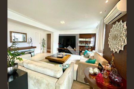 Sala de apartamento à venda com 3 quartos, 186m² em Vila Romana, São Paulo