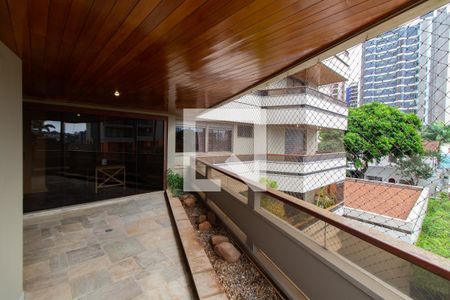 Varanda da Sala de apartamento à venda com 6 quartos, 450m² em Cambuí, Campinas