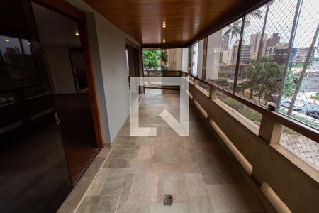 Varanda da Sala de apartamento à venda com 6 quartos, 450m² em Cambuí, Campinas