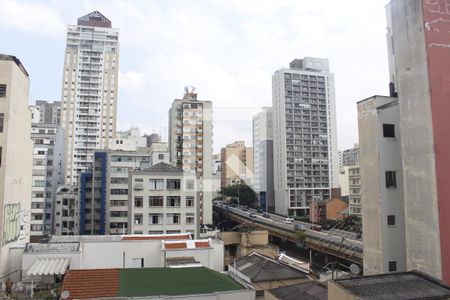 Vista da Sala de apartamento à venda com 1 quarto, 30m² em Vila Buarque, São Paulo
