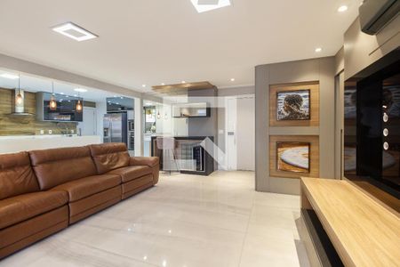 Sala  de apartamento à venda com 3 quartos, 123m² em Parque São Jorge, São Paulo