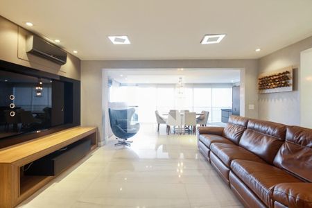 Sala  de apartamento à venda com 3 quartos, 123m² em Parque São Jorge, São Paulo