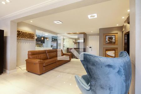 Sala  de apartamento à venda com 3 quartos, 123m² em Parque São Jorge, São Paulo