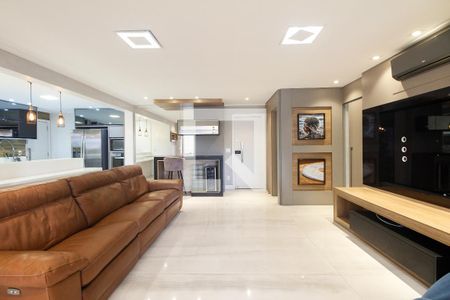 Sala  de apartamento à venda com 3 quartos, 123m² em Parque São Jorge, São Paulo