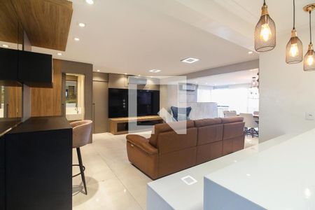 Sala  de apartamento à venda com 3 quartos, 123m² em Parque São Jorge, São Paulo