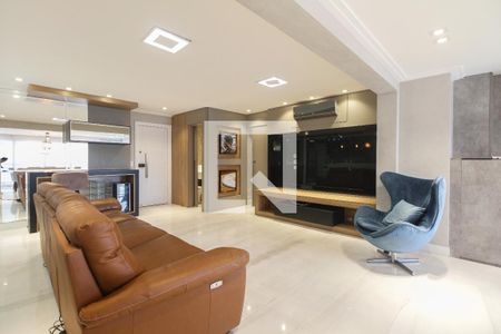 Sala  de apartamento à venda com 3 quartos, 123m² em Parque São Jorge, São Paulo