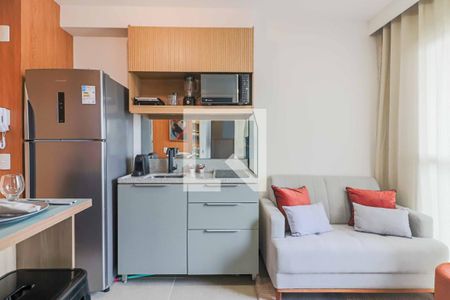 Sala/Cozinha de apartamento para alugar com 1 quarto, 24m² em Vila Butantã, São Paulo