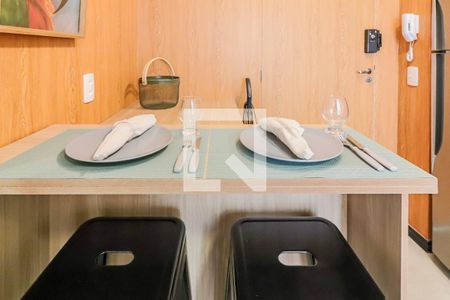 Sala/Cozinha de apartamento para alugar com 1 quarto, 24m² em Vila Butantã, São Paulo