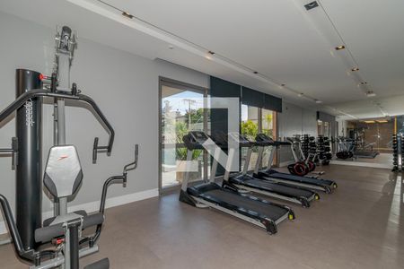 Área comum - Academia de apartamento à venda com 1 quarto, 47m² em Passo D’areia, Porto Alegre