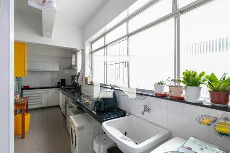 Área de Serviço de apartamento à venda com 4 quartos, 130m² em Luxemburgo, Belo Horizonte