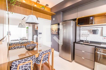 Sala de Jantar de apartamento à venda com 1 quarto, 50m² em Residencial Tambore Iii, Santana de Parnaíba