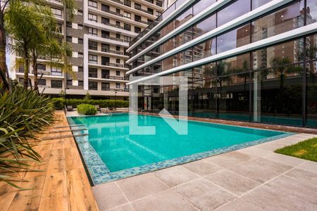 Área comum - Piscina de apartamento à venda com 1 quarto, 50m² em Jardim do Salso, Porto Alegre