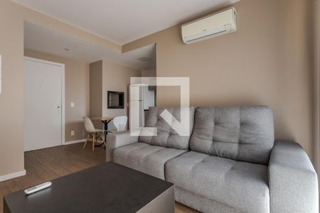Sala de apartamento à venda com 1 quarto, 50m² em Jardim do Salso, Porto Alegre