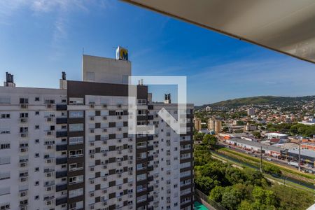 Sala de apartamento à venda com 1 quarto, 50m² em Jardim do Salso, Porto Alegre