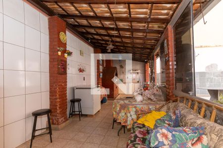 Área comum - Churrasqueira de casa à venda com 4 quartos, 367m² em Santa Amelia, Belo Horizonte