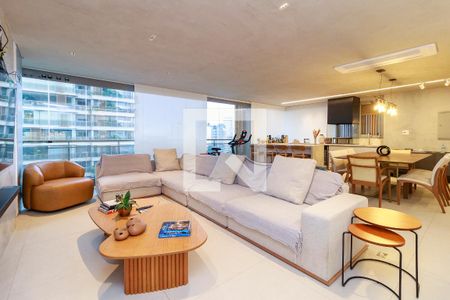 Sala de apartamento à venda com 3 quartos, 167m² em Jardim das Acacias, São Paulo