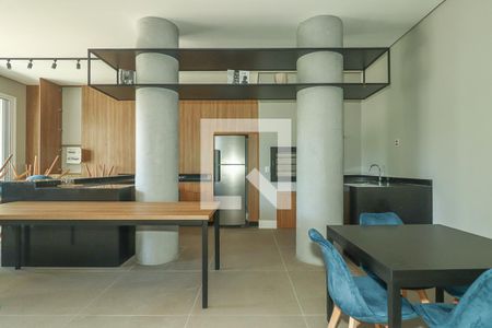 Área comum - Salão de festas de kitnet/studio à venda com 0 quarto, 30m² em Moinhos de Vento, Porto Alegre