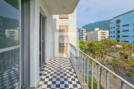 Varanda do Quarto 1 de apartamento para alugar com 2 quartos, 100m² em Vila Julia, Guarujá