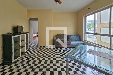 Sala de apartamento para alugar com 2 quartos, 100m² em Vila Julia, Guarujá