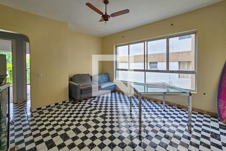 Sala de apartamento para alugar com 2 quartos, 100m² em Vila Julia, Guarujá