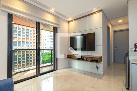 Sala de apartamento para alugar com 1 quarto, 42m² em Jardim Paulistano, São Paulo