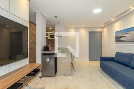 Sala de apartamento para alugar com 1 quarto, 42m² em Jardim Paulistano, São Paulo
