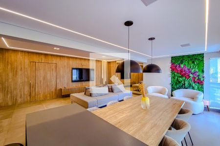 Varanda da Sala de apartamento à venda com 3 quartos, 135m² em Vila Bertioga, São Paulo