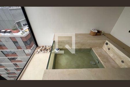 Varanda da sala/Piscina de apartamento para alugar com 1 quarto, 66m² em Sumarezinho, São Paulo