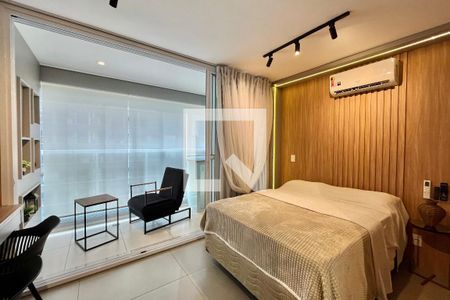 Sala/Quarto de apartamento para alugar com 1 quarto, 27m² em Vila Clementino, São Paulo