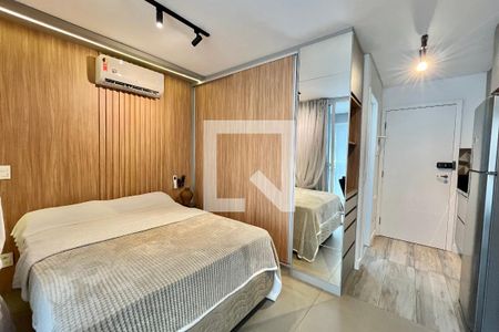 Sala/Quarto de apartamento para alugar com 1 quarto, 27m² em Vila Clementino, São Paulo