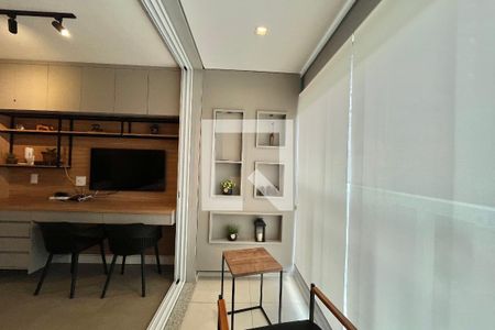Varanda de apartamento para alugar com 1 quarto, 27m² em Vila Clementino, São Paulo