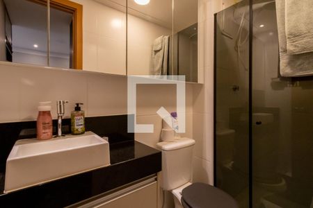 Banheiro  de kitnet/studio à venda com 1 quarto, 37m² em Centro, Guarulhos