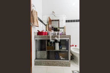Banheiro da suíte de casa à venda com 4 quartos, 231m² em Dona Clara, Belo Horizonte