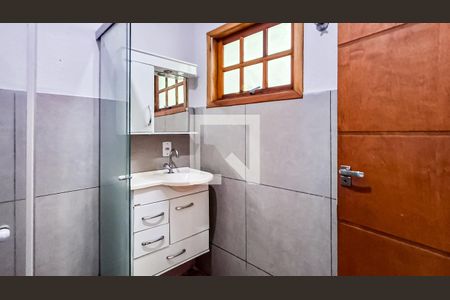 Banheiro de kitnet/studio para alugar com 1 quarto, 42m² em Jardim Trussardi, São Paulo