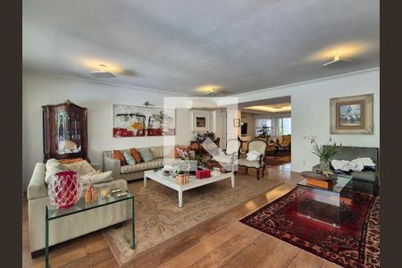 Sala de casa para alugar com 4 quartos, 536m² em Barra da Tijuca, Rio de Janeiro