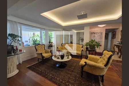 Sala de casa para alugar com 4 quartos, 536m² em Barra da Tijuca, Rio de Janeiro