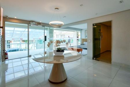 Hall de entrada de apartamento para alugar com 3 quartos, 88m² em Vila Tupi, Praia Grande