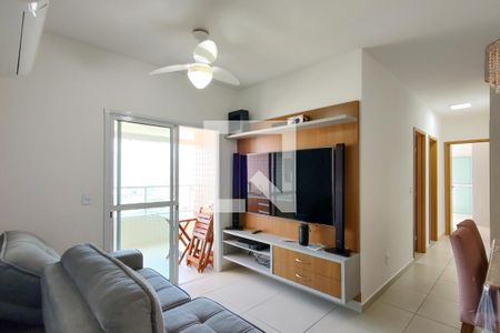 Sala de apartamento para alugar com 3 quartos, 88m² em Vila Tupi, Praia Grande