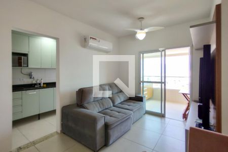 Sala de apartamento para alugar com 3 quartos, 88m² em Vila Tupi, Praia Grande